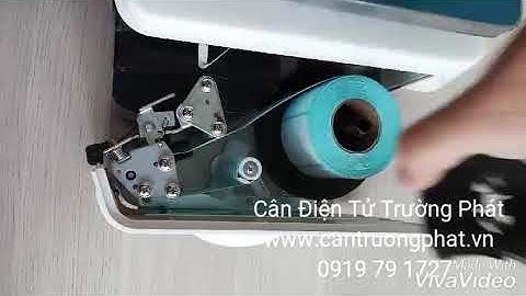 HƯỚNG DẪN CÁCH LẮP ĐẶT GIẤY CÂN ĐIỆN TỬ TMA-30