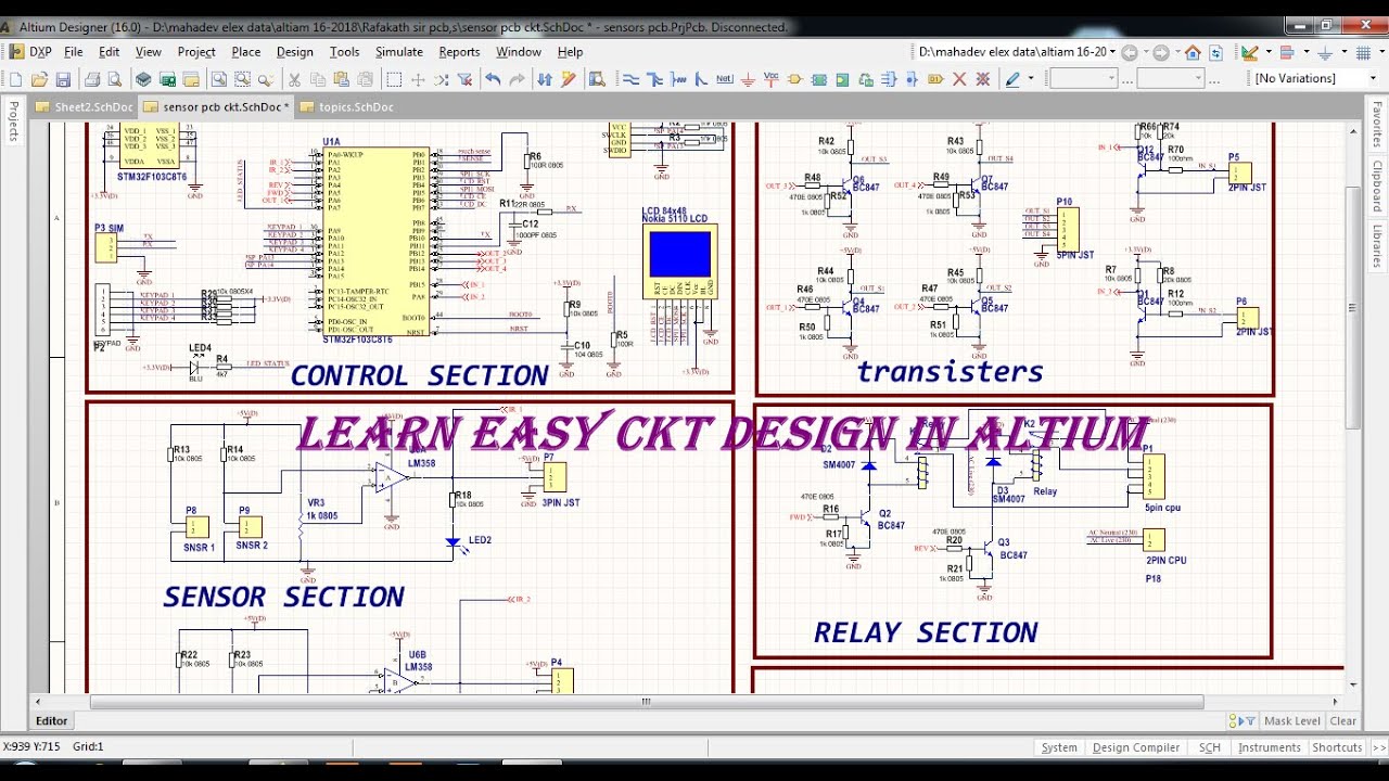 altium designer pcb layout part 1