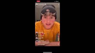 Jacob Sartorius On Instagram Live With Supporters 9/3/19