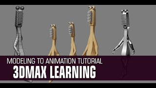 Easy Tutorial of  Modeling To Animate Cartoon Character in 3d Max