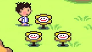 ok but why is Flowey in earthbound?! (28)