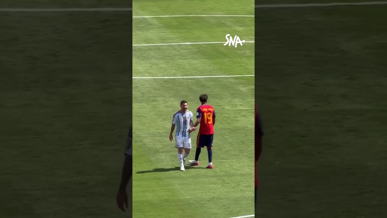 Deux générations, une même étincelle. Messi et Yamal🇦🇷🇪🇸✨