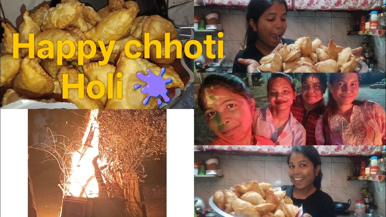 Happy chhoti Holi 🔥🫟#vlog #holispecial #like #trending @nancy_crazy_girl 