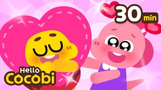 Valentine's Day Song | Skidamarink and More! | Nursery Rhymes for Kids | Hello Cocobi