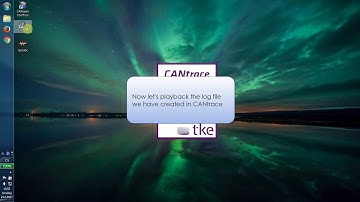 Logging and play back log file in CANtrace