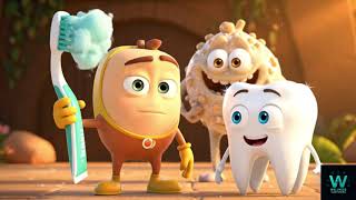 Brush Me! | Oral Hygiene Song #WellnessCartoons #healthtips #healthyhabits #learnwithfun