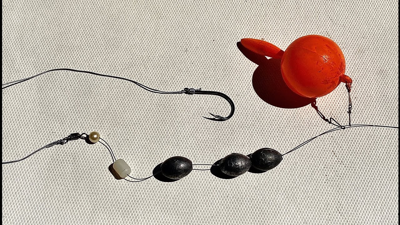 Catfishing Bobber Rig Рыболовная оснастка для сомов с поплавками
