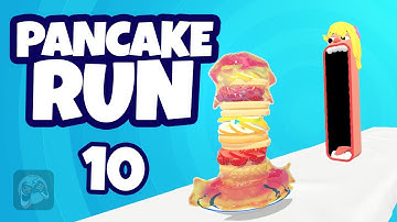Pancake Run 🍔🥪🌭 All Levels - ED Gameplay (Android,iOS)