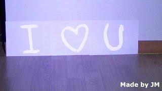 How to make reflective letters