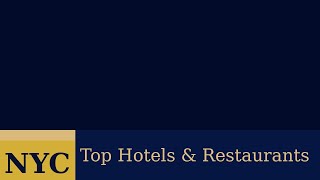 WHERE TO EAT & STAY IN NYC FOR POINT HACKERS!