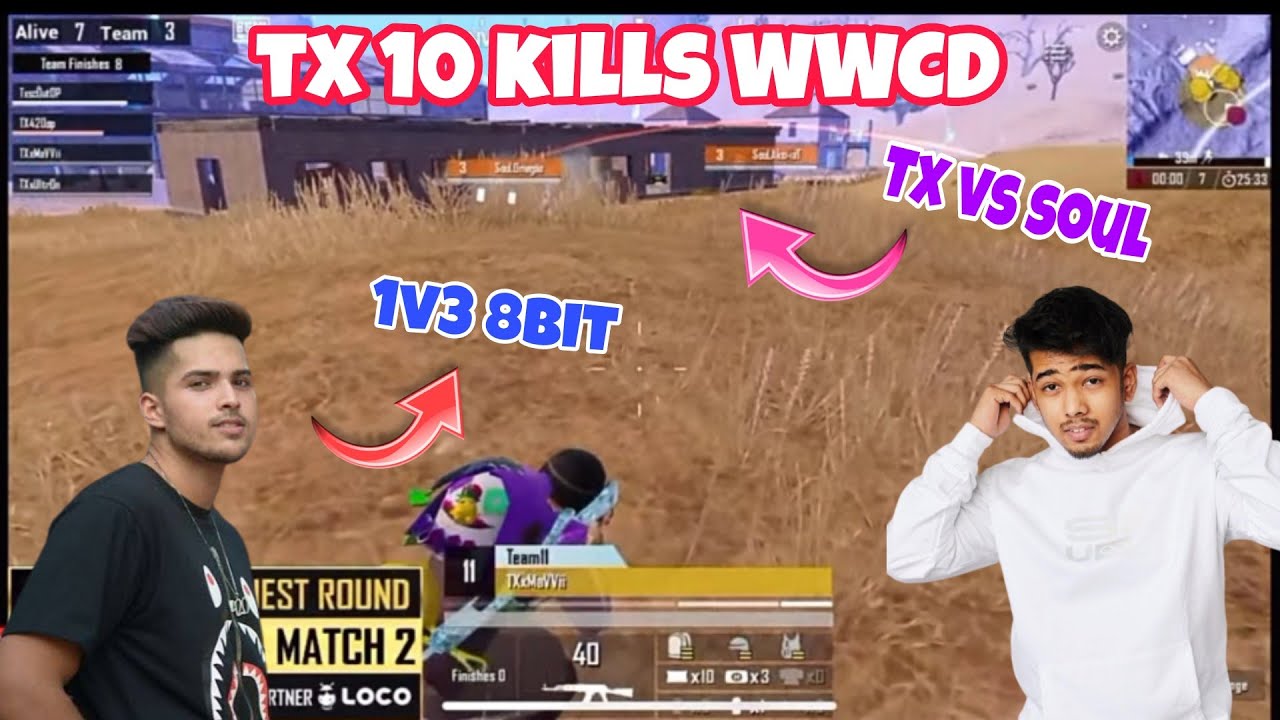 TX 10 Kills WWCD In War Mania Pro Warrior Cup l 420 OP 1v3 8Bit 🔥 TX Vs SouL 😎 Team X Spark ll