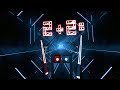 Doing a math test in Beat Saber?