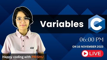 7.1 Variables in  C Programming