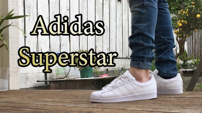 Review Tênis Adidas Superstar Todo Branco, Comprado Na Kanui/Dafiti, Demonstração No Pé