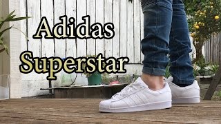 adidas originals superstar boot trainers in triple white