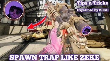 HOW TO SPAWN TRAP LIKE ZEKE and HANZU | Zeke EXPLAINING HOW HE KILLS IN SPAWNS | #zeke #hanzu #codm