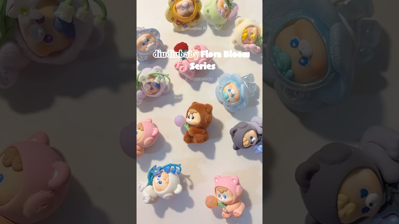 blindbox unboxing | diudiubaby flower bloom series #blindbox #unboxing