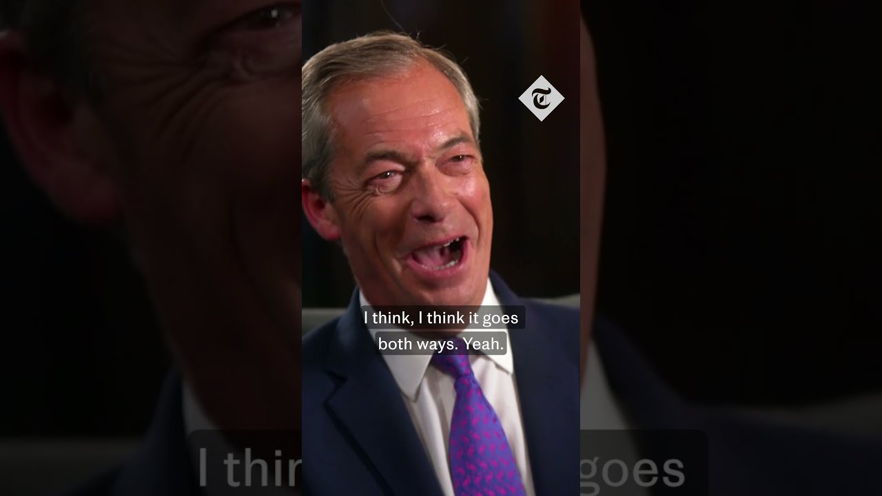 Nigel Farage Says Trump Leant A Lot From His European Parliament Speeches