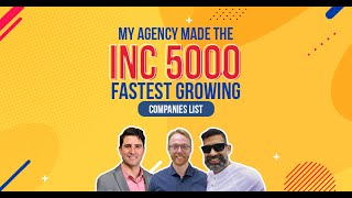 My agency made the Inc 5000 fastest growing companies list  #shorts