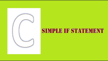 Simple if Statement in C Language | Tamil