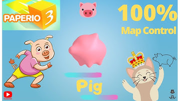 Paper.io 3D - Pig 100% - Map Control - Android Gameplay FHD #87