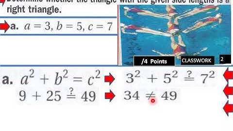 p alg 9 3 L V The Pythagorean Theorem Pt 2