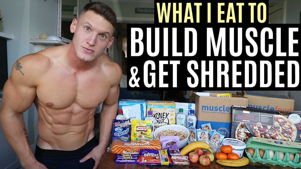 My diet to BUILD MUSCLE & get SHREDDED IIFYM Full Day of Eating YouTube