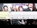 【Guitar TAB】〚MAXIMUM THE HORMONE / ポリスマンベンツ〛SONG / ブラック￥パワーGメンスパイ ギター tab譜
