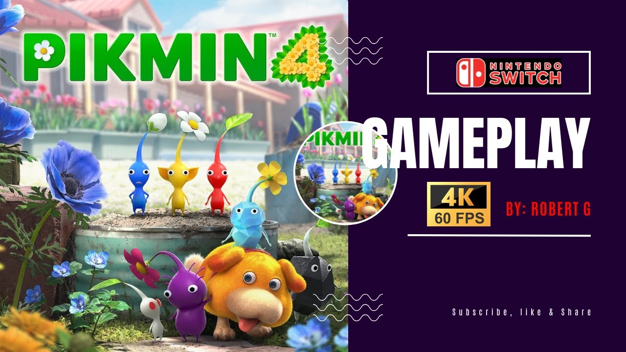 Pikmin 4 - Nintendo Switch Gameplay [4k/60fps]