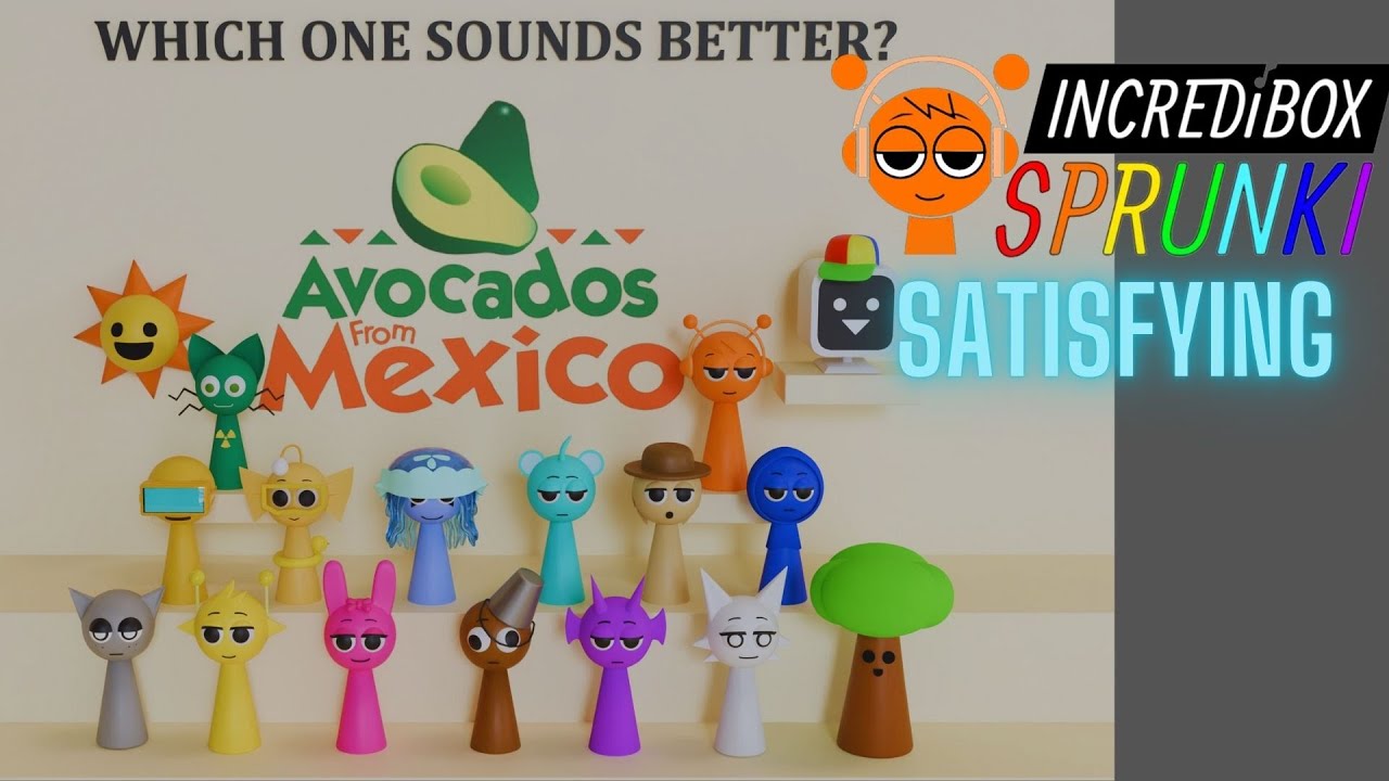 Sprunki : Avocados From Mexico Jingle Sounds on 20 Cool Instruments ...