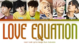 VIXX ( 빅스 ) Love Equation ( 입열 공식) Color Code Lyrics Hangul Rom INDO TRANS