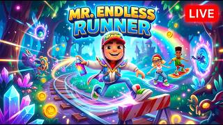 🔴 LIVE SUBWAY SURFERS FANTASY FEST 🌈🏃‍♂️ | Mr. Endless Runner in Telugu #subwaysurfers #live #gaming screenshot 1