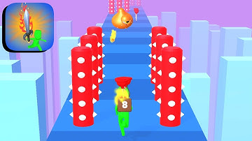 Hero Builder 3D - All Levels Gameplay Android,ios (Levels 1-4)