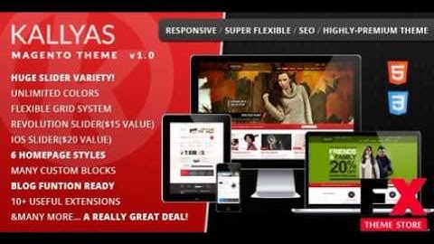 Preview Kallyas - Fluid Responsive Magento Theme TForest