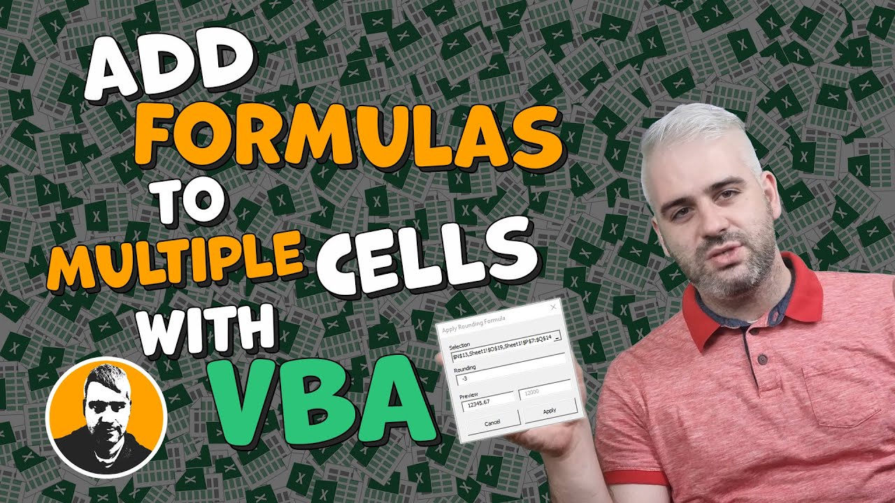 New Update Add Rounding to Multiple Cells in Excel - VBA Tool Tutorial