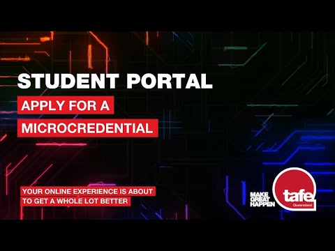 TAFE Queensland | Apply for a Microcredential in the Student Portal