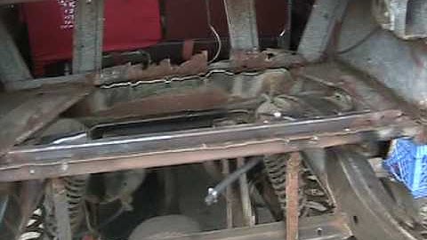 63 impala video 51 trunk metal work