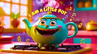 I Am a Little Pot  Fun Nursery Rhyme for Kids | Animated Kids Song & Learning Video @MozuKidz