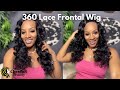loose wave 360 wig install | Half Up Half Down Ft. CheetahBeauty Hair | TANAANIA