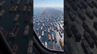 Chaos in the Strait of Hormuz… an oil tanker and cargo ship both stuck, and the whole route turns in