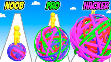 Rubber Ball - NOOB vs PRO vs HACKER