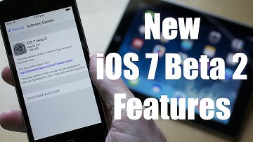NEW iOS 7 Beta 2 Features Demo