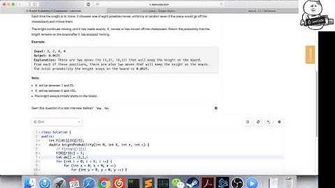 小Q刷Leetcode第48期 688
