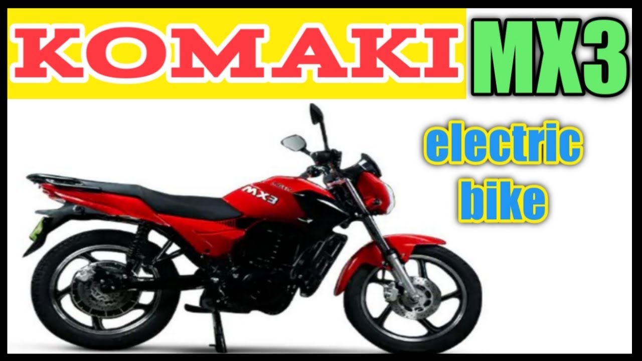 Komaki MX3 electric motorcycle launched 