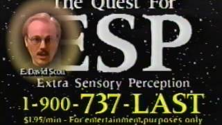 Quest for ESP TV Commercial For 900 Telephone Number - Extra Sensory Perception