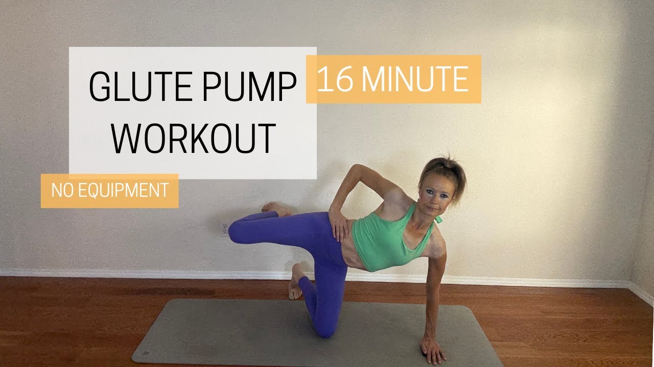 16 Minute Glute Pump Workout - No Equipment