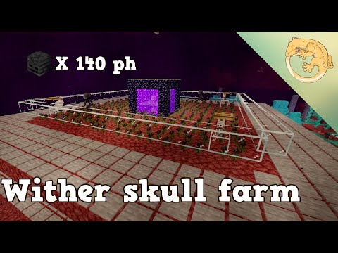 How to build a portal based wither skeleton skull farm for minecraft 1.19