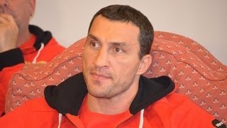 Wladimir Klitschko v Mariusz Wach Press Conference, Austria, 24th October 2012