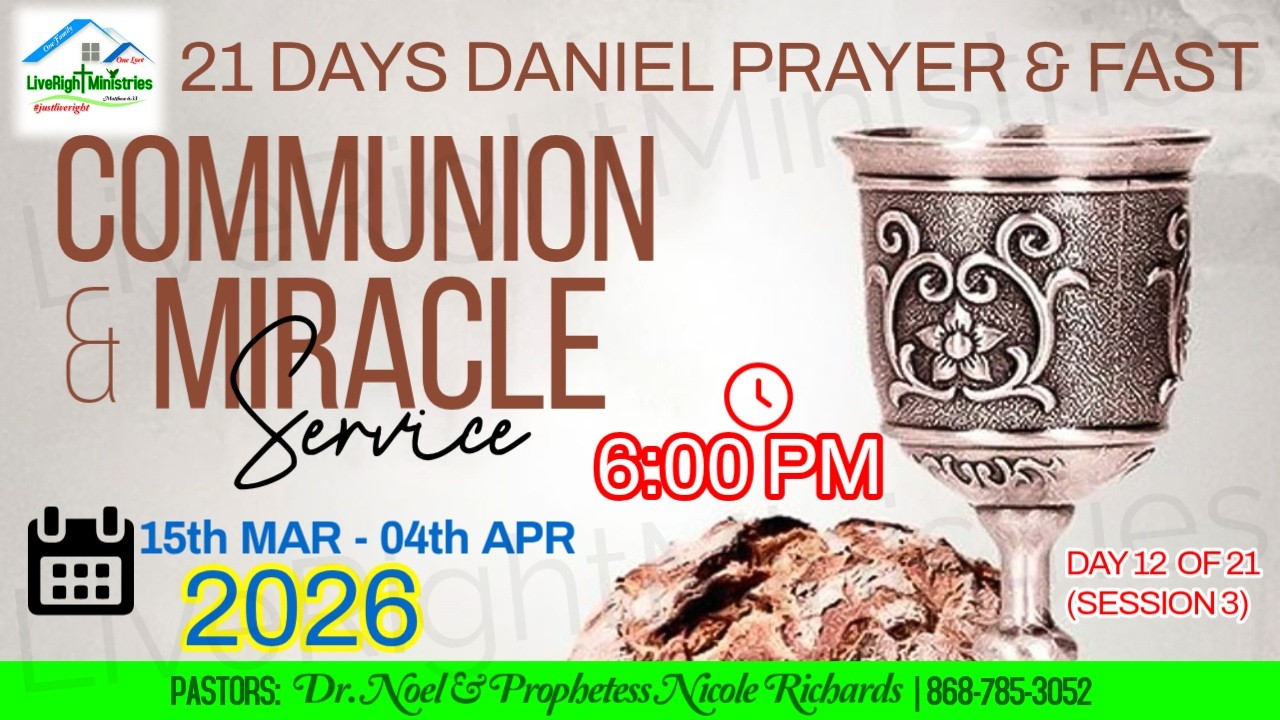 21 Day Daniel Fast 2026 - Day 12 of 21 (Session 3) with Dr. Noel ...