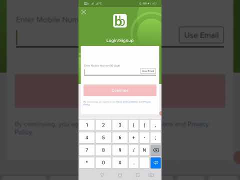 How to Create Bigbasket Account in Mobile